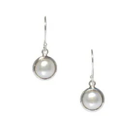 New Moon Pearl Earrings