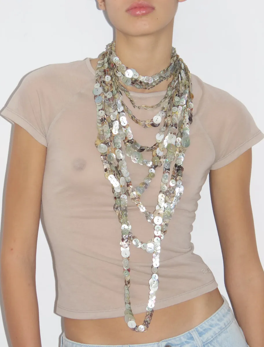 no 1900 / Long Bottoni Necklace