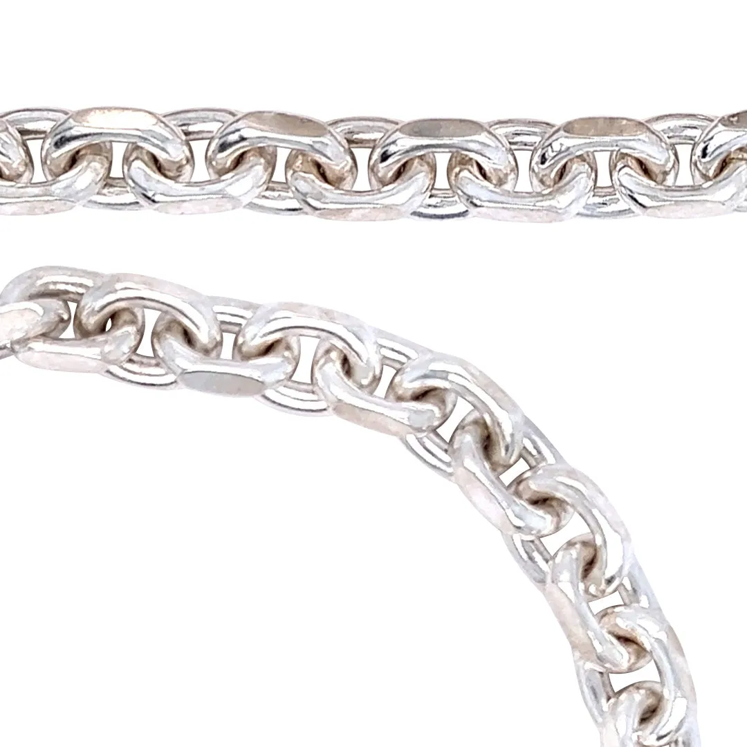 Oval Link Silver Bracelet