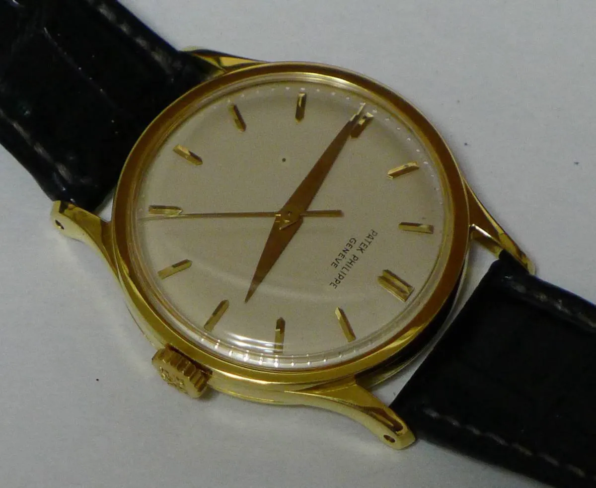 Patek Philippe Calatrava Ref.570 Cal.27c 18k Gold Buckle Archive Paper