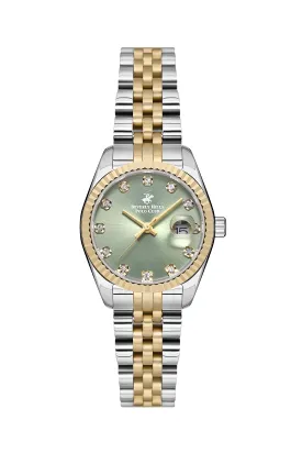 Polo - BP3595X.270 Ladies 3 Hands - Date Green Dial Ceramic Sapphire Coated Glass