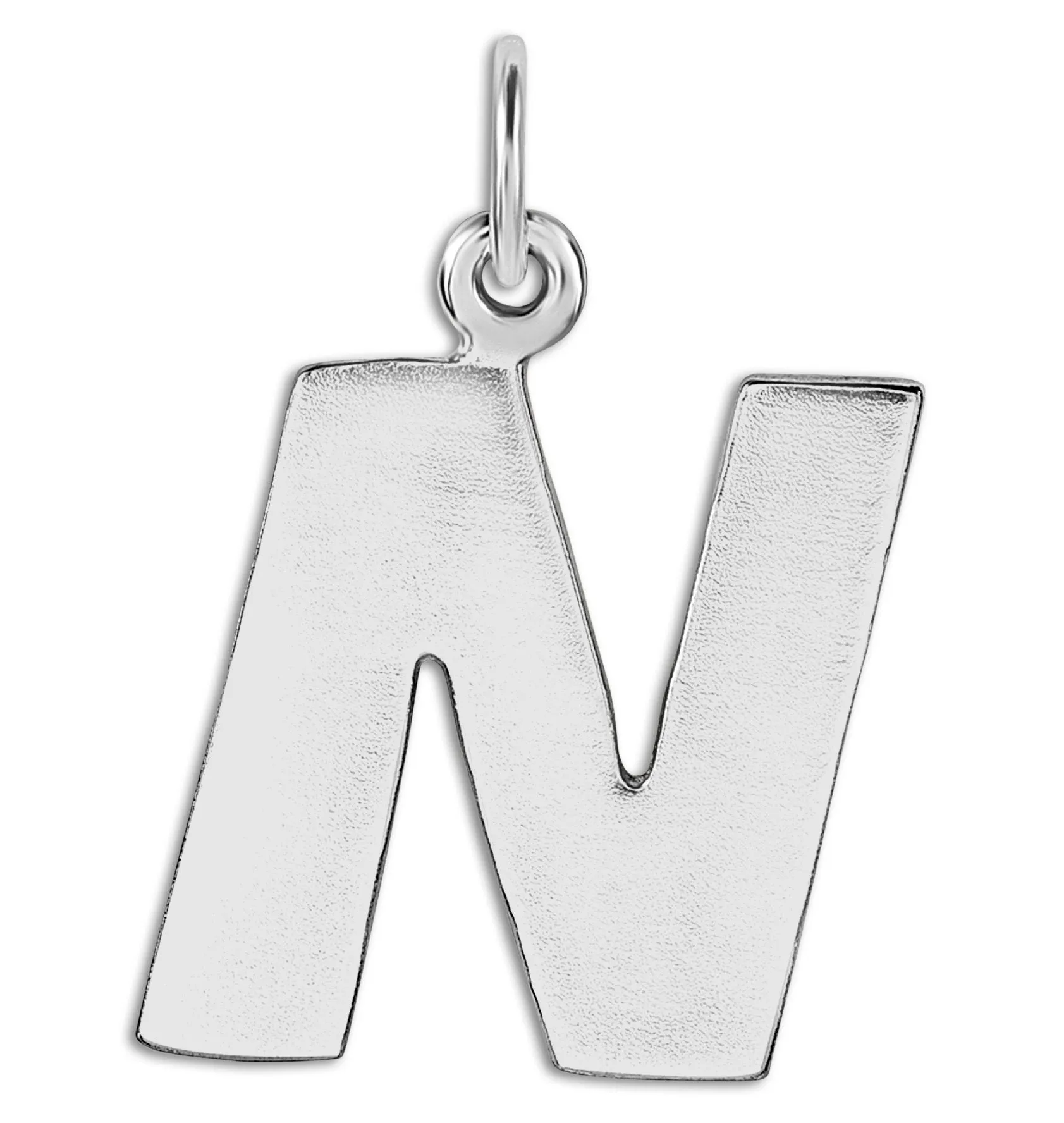 "N" Cutout Letter Charm