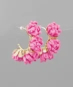 RAFFIA FLORAL HOOPS