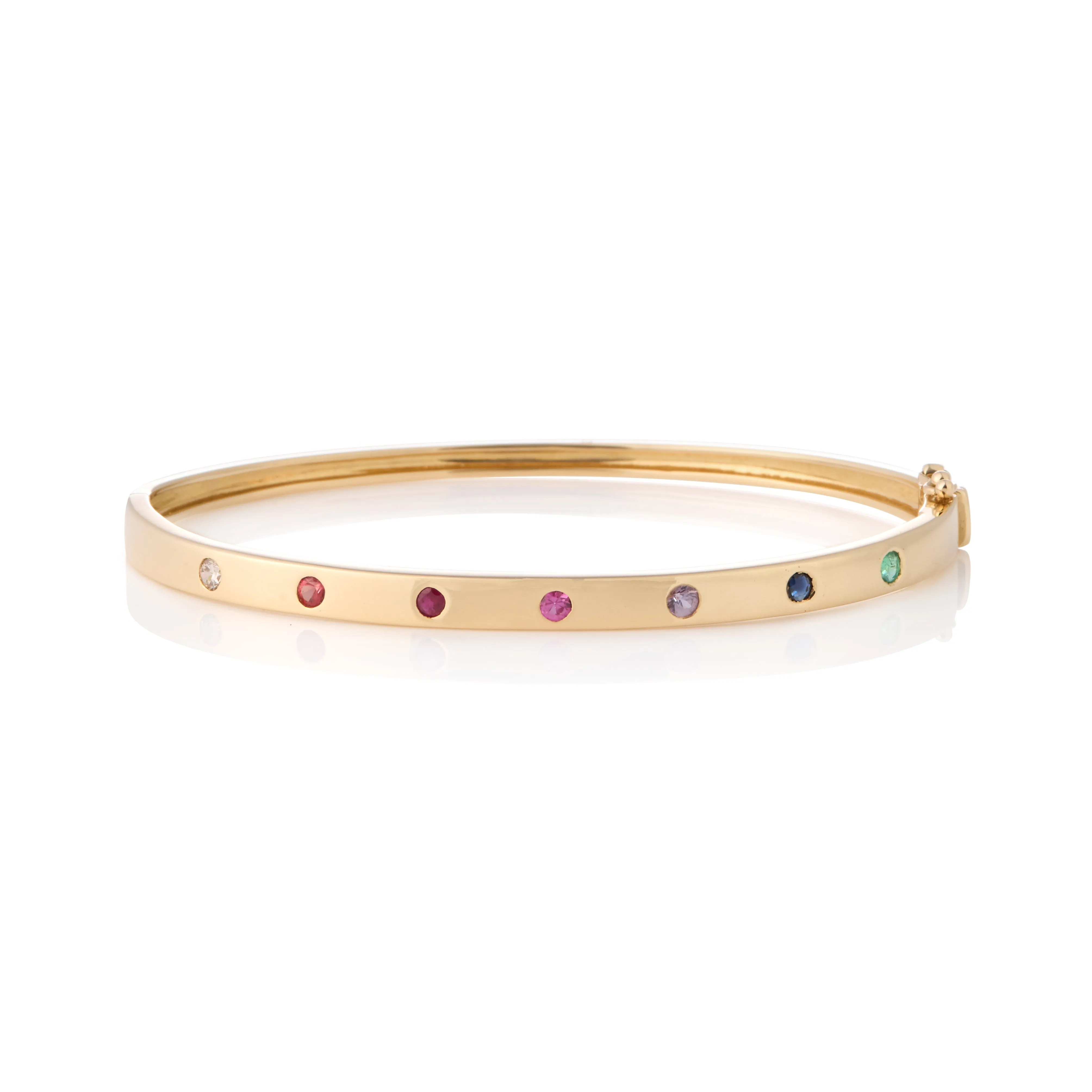 Rainbow Dot Bangle