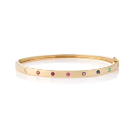 Rainbow Dot Bangle