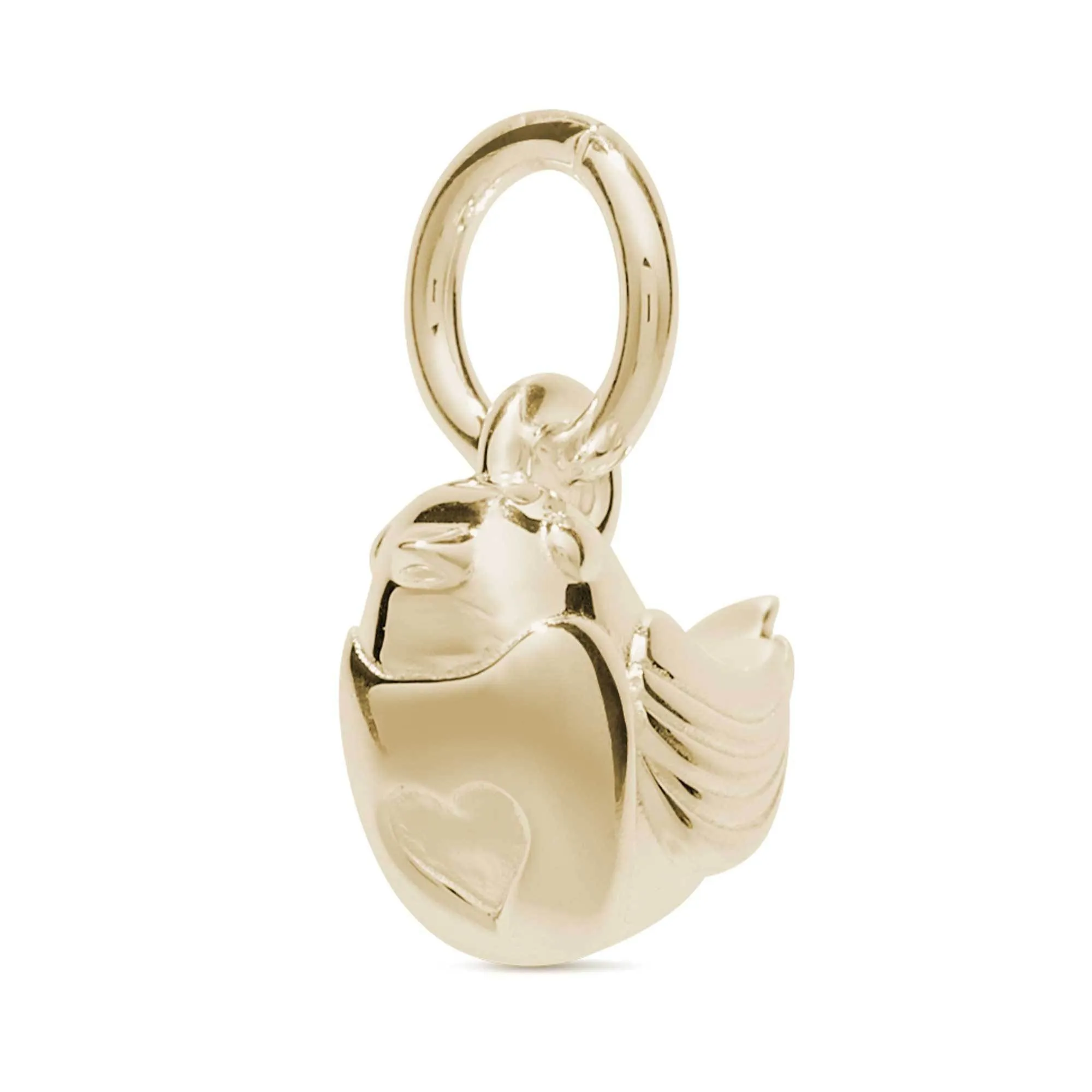 Robin Solid Gold Charm