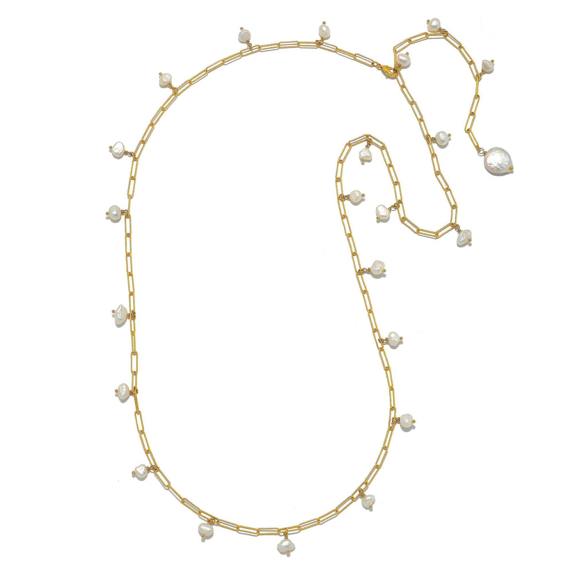 Roo Convertible Pearl Chain Necklace