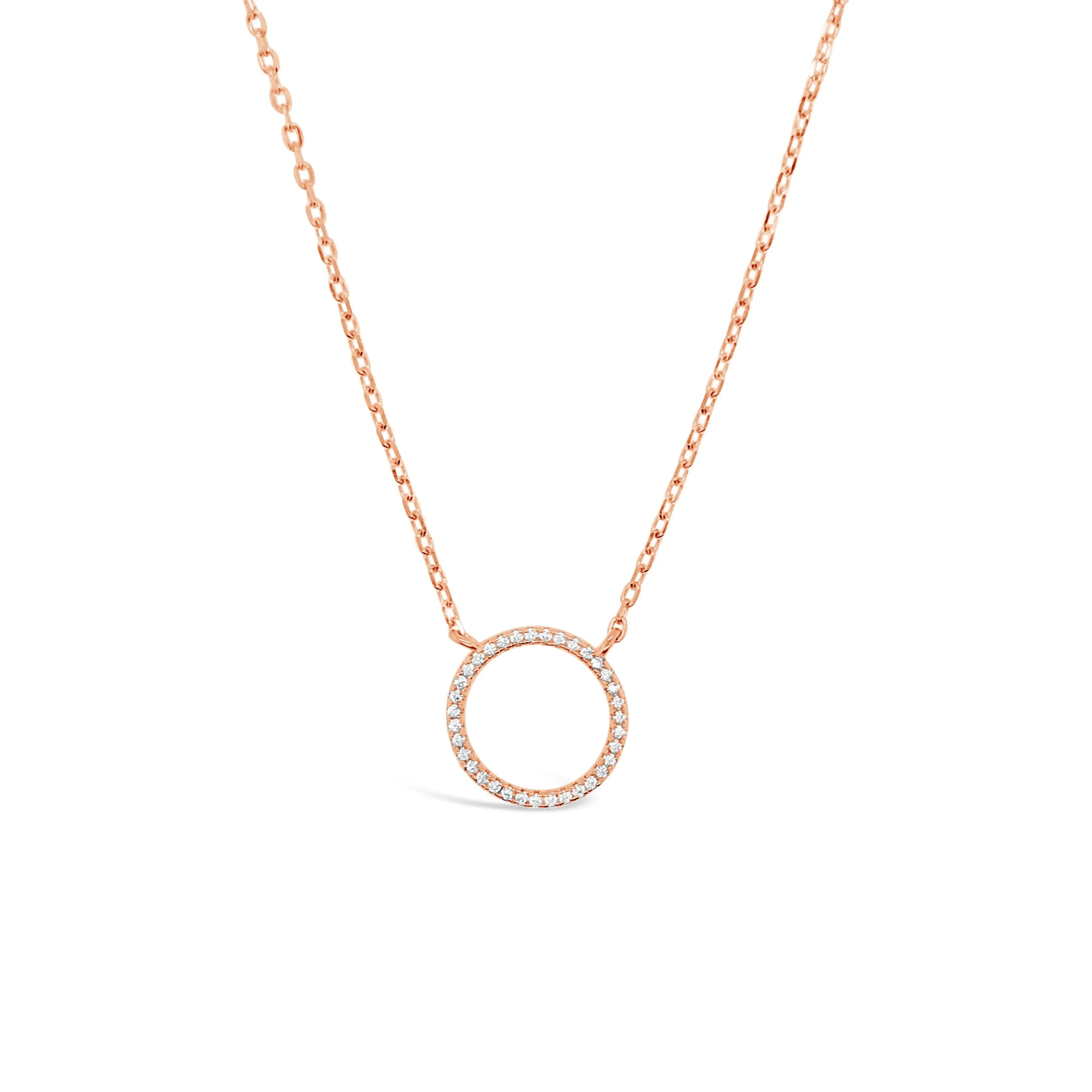 Rose Circle of Life Necklace