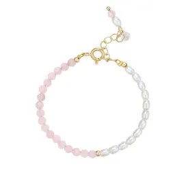 Rose Quartz Bead Bracelet (Baby)