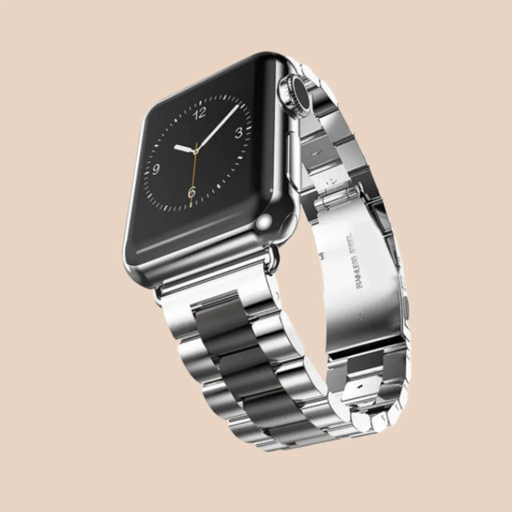 Rosetta Metal Watch Silver/Black - 42/44mm