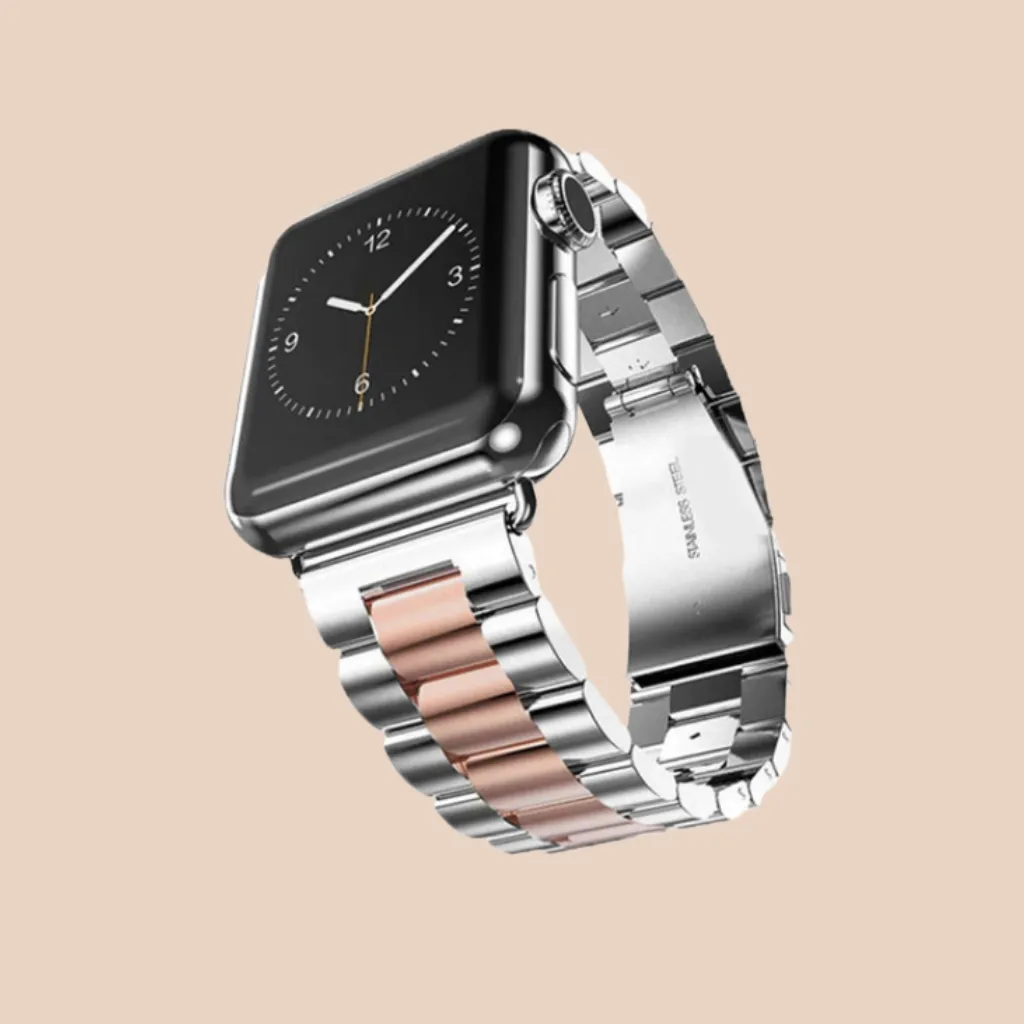 Rosetta Metal Watch Silver/Rose Gold- 42/44 mm