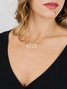 Satellite Choker Necklace - Gold