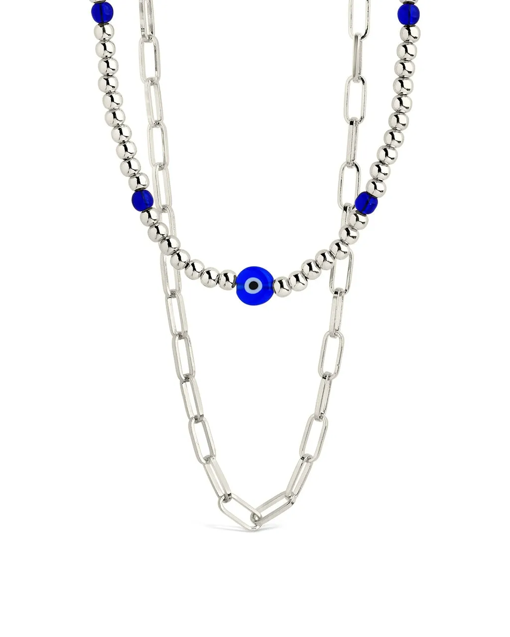 Sibyl Evil Eye Layered Necklace