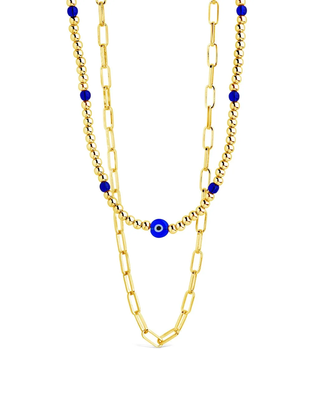 Sibyl Evil Eye Layered Necklace