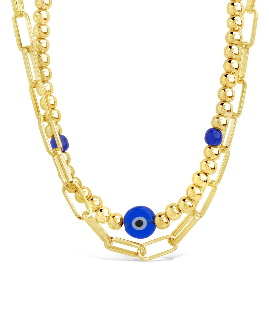 Sibyl Evil Eye Layered Necklace