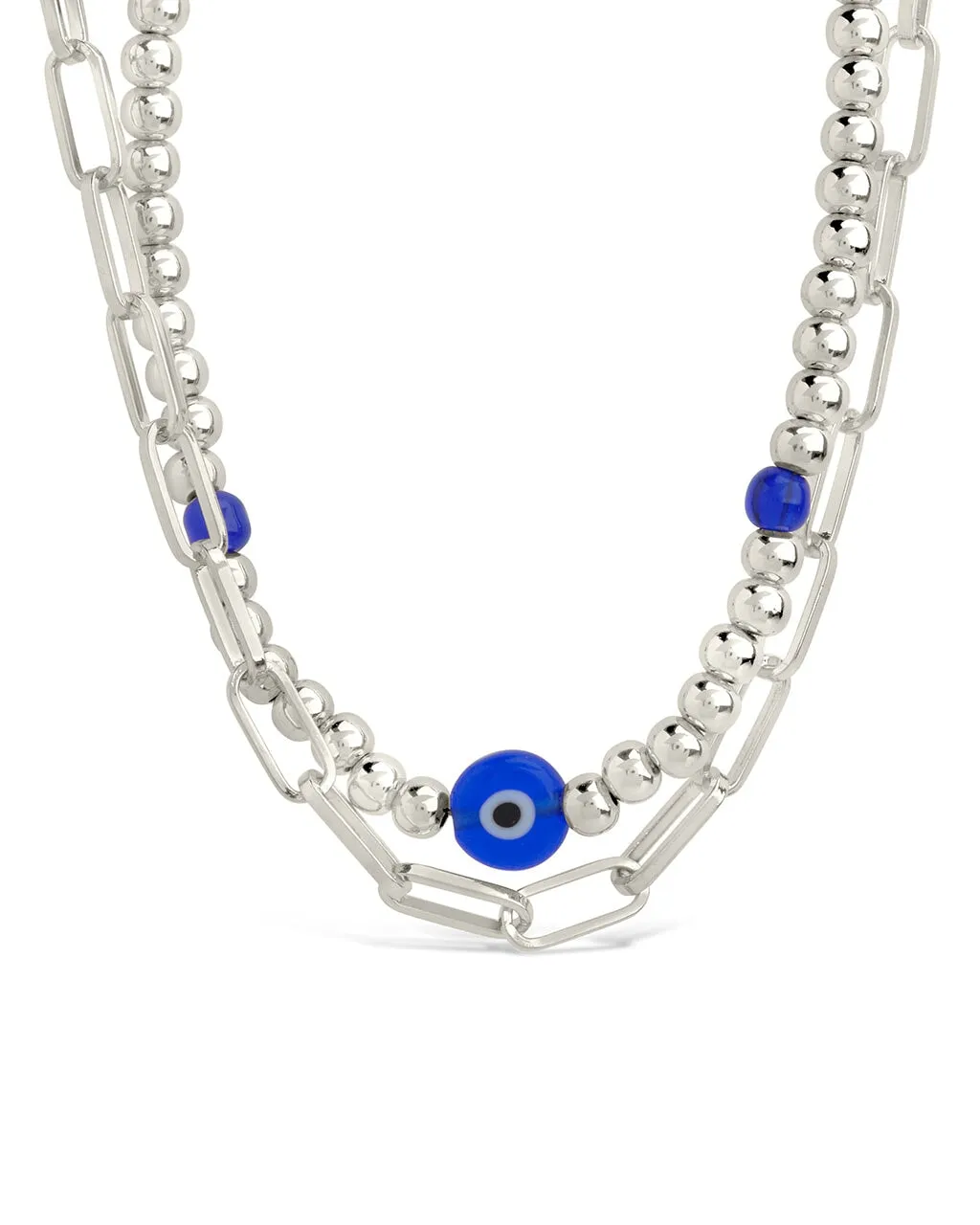 Sibyl Evil Eye Layered Necklace