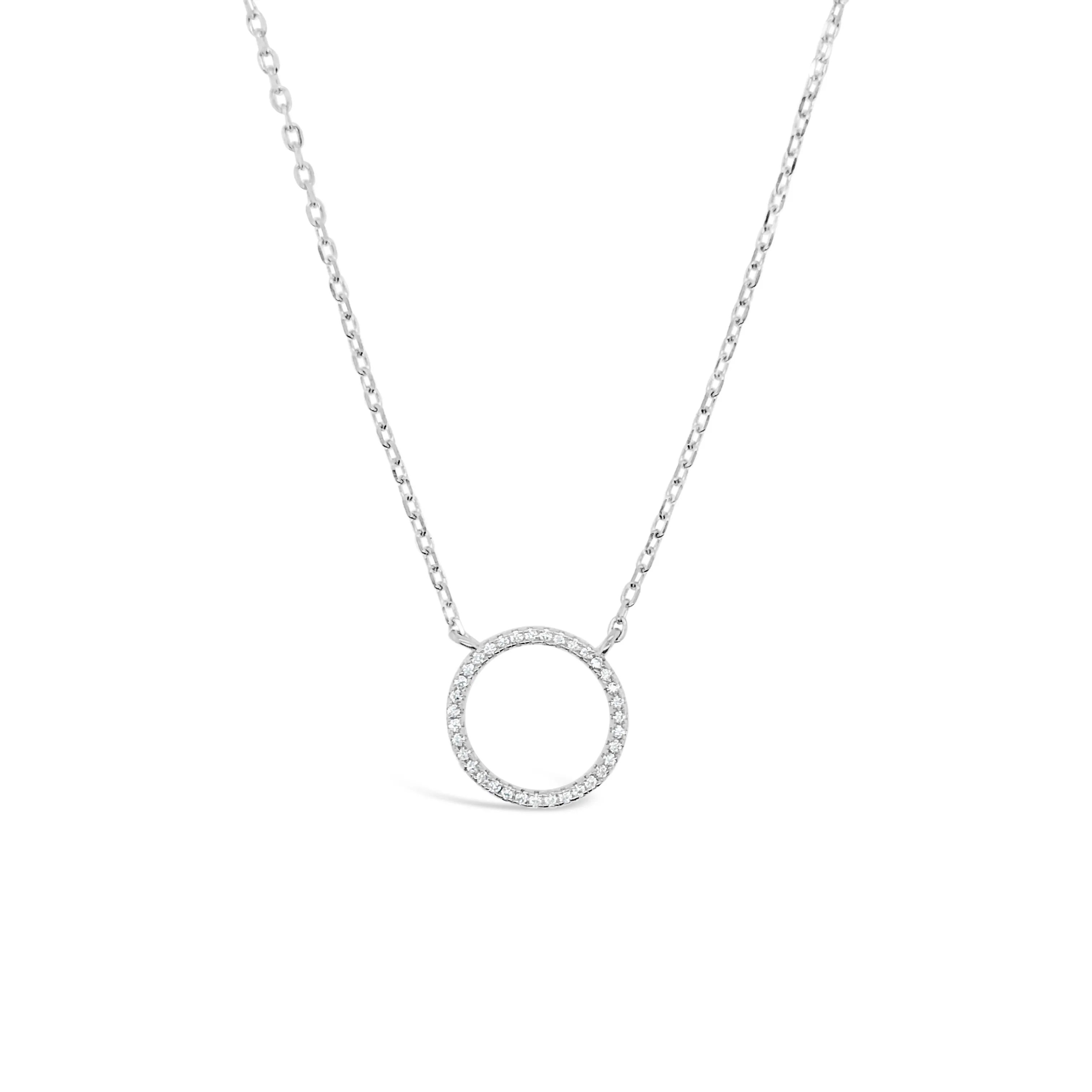 Silver Circle of Life Necklace