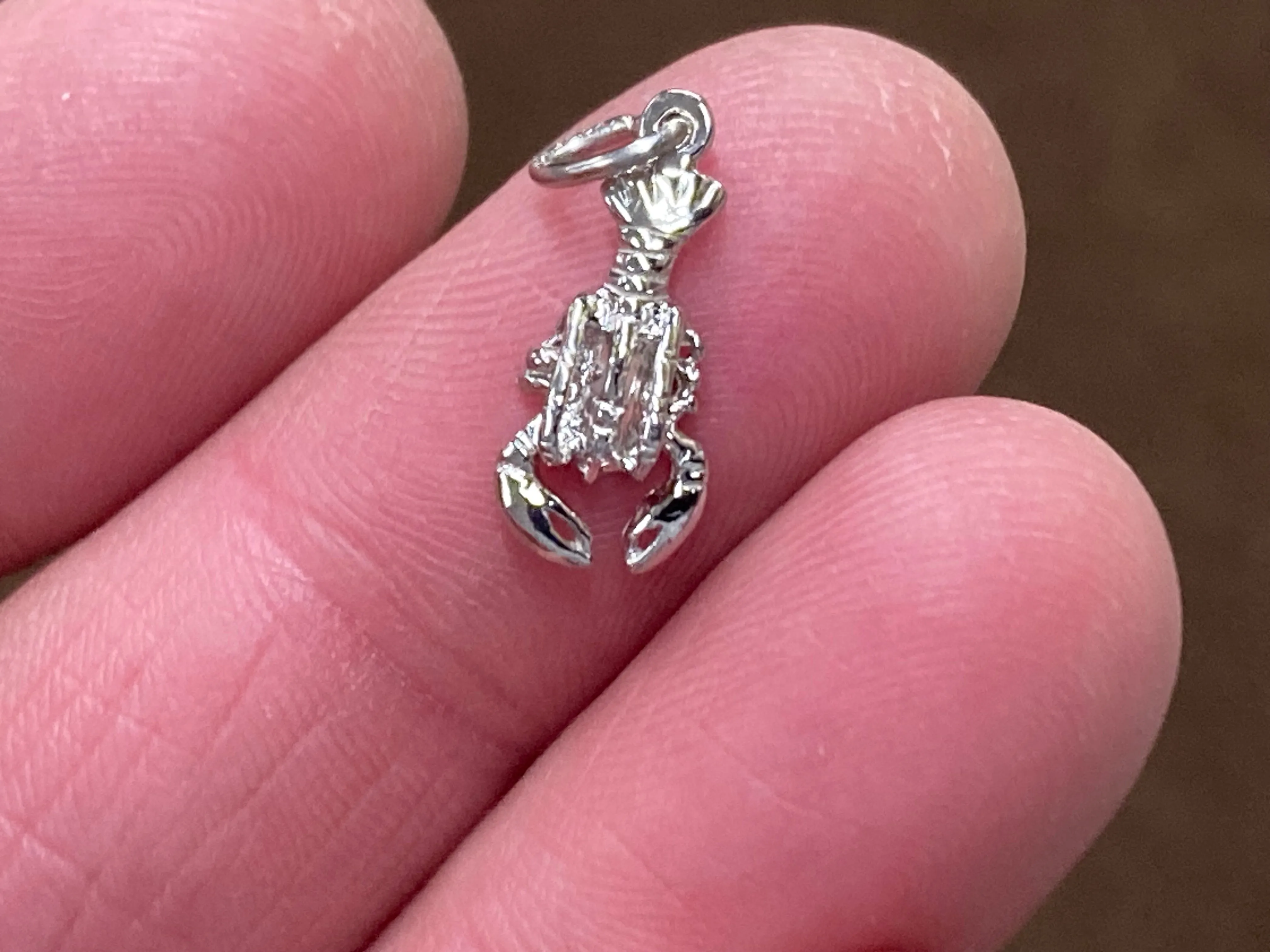 Silver Lobster Charm