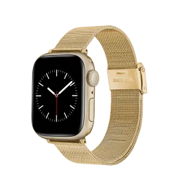 Smartwatch Mesh Strap Gold