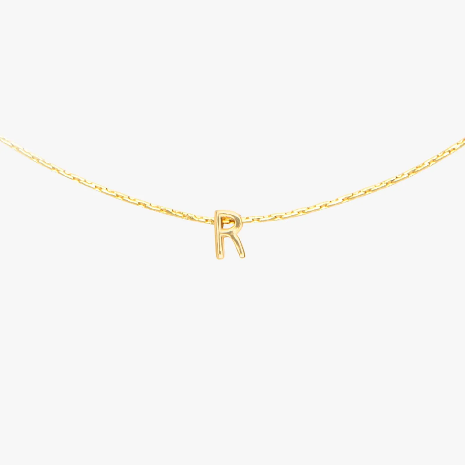 Snake Chain Alphabet Necklace