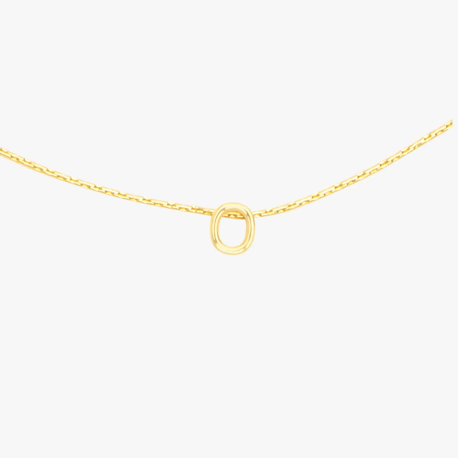 Snake Chain Alphabet Necklace