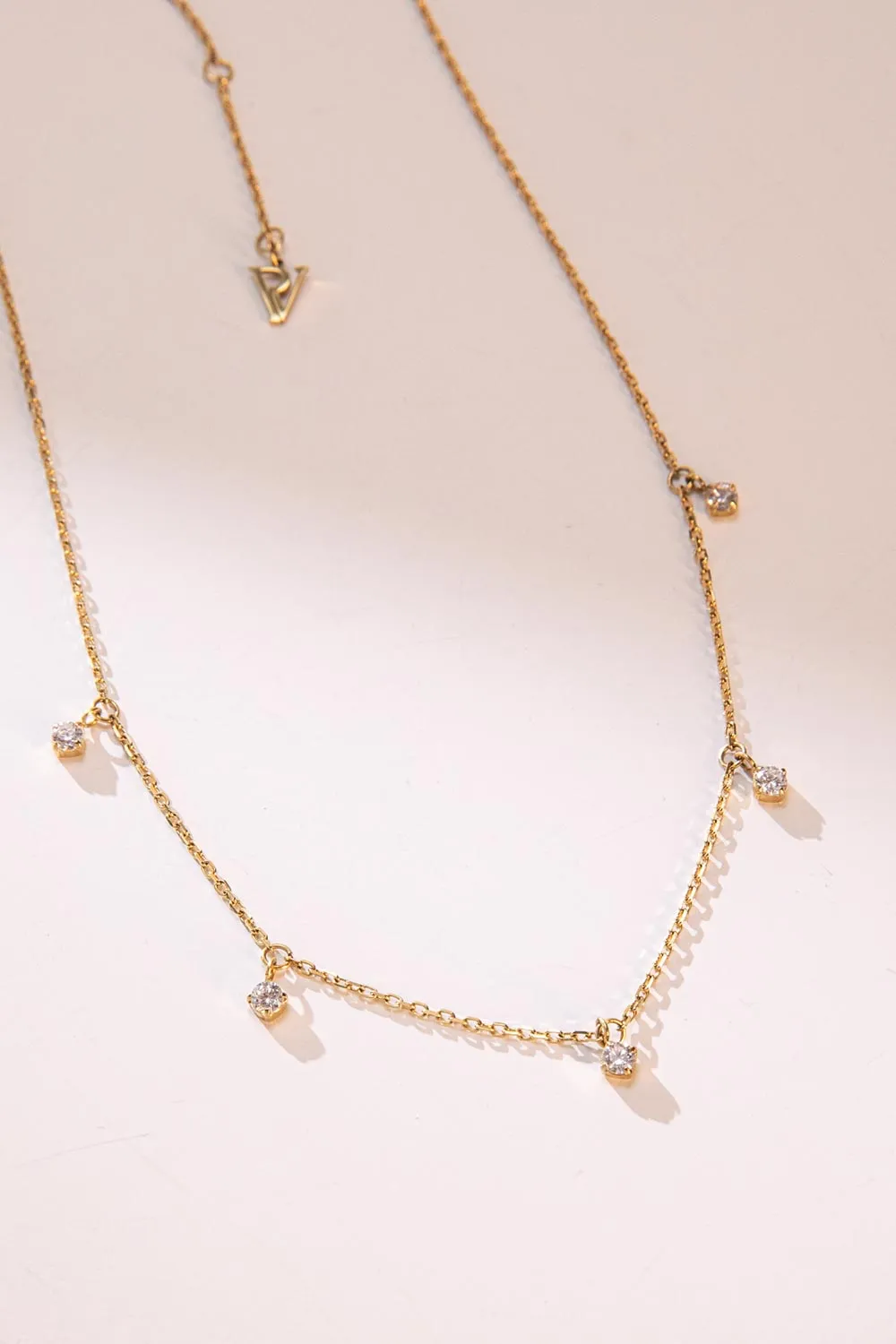 Sparkling Choker 14K Gold Plated