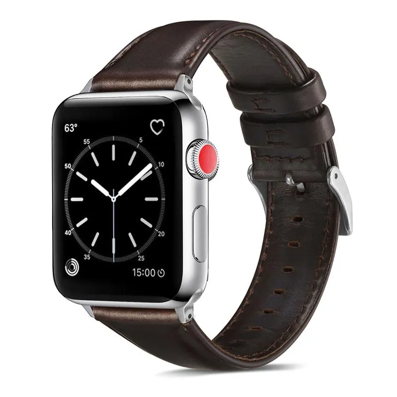 Speidel Genuine Luxury Leather Apple Watch Band