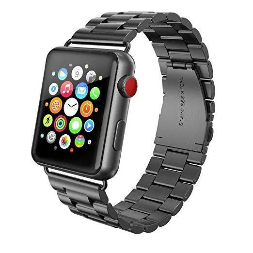 Speidel Stainless Steel Linked Watchband for Apple Watch