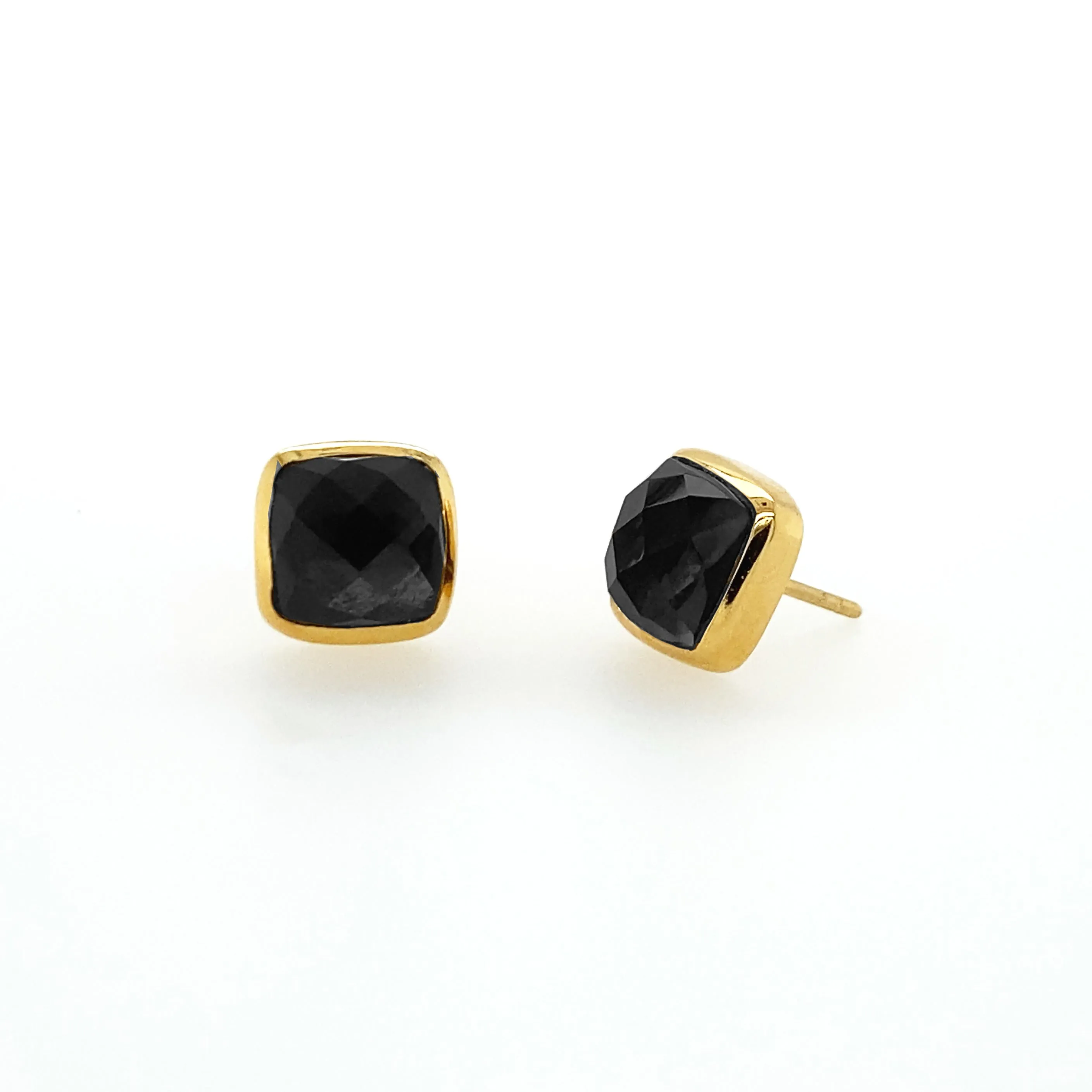 Square Studs - Gold