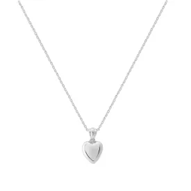 Stole My Heart Necklace - Silver