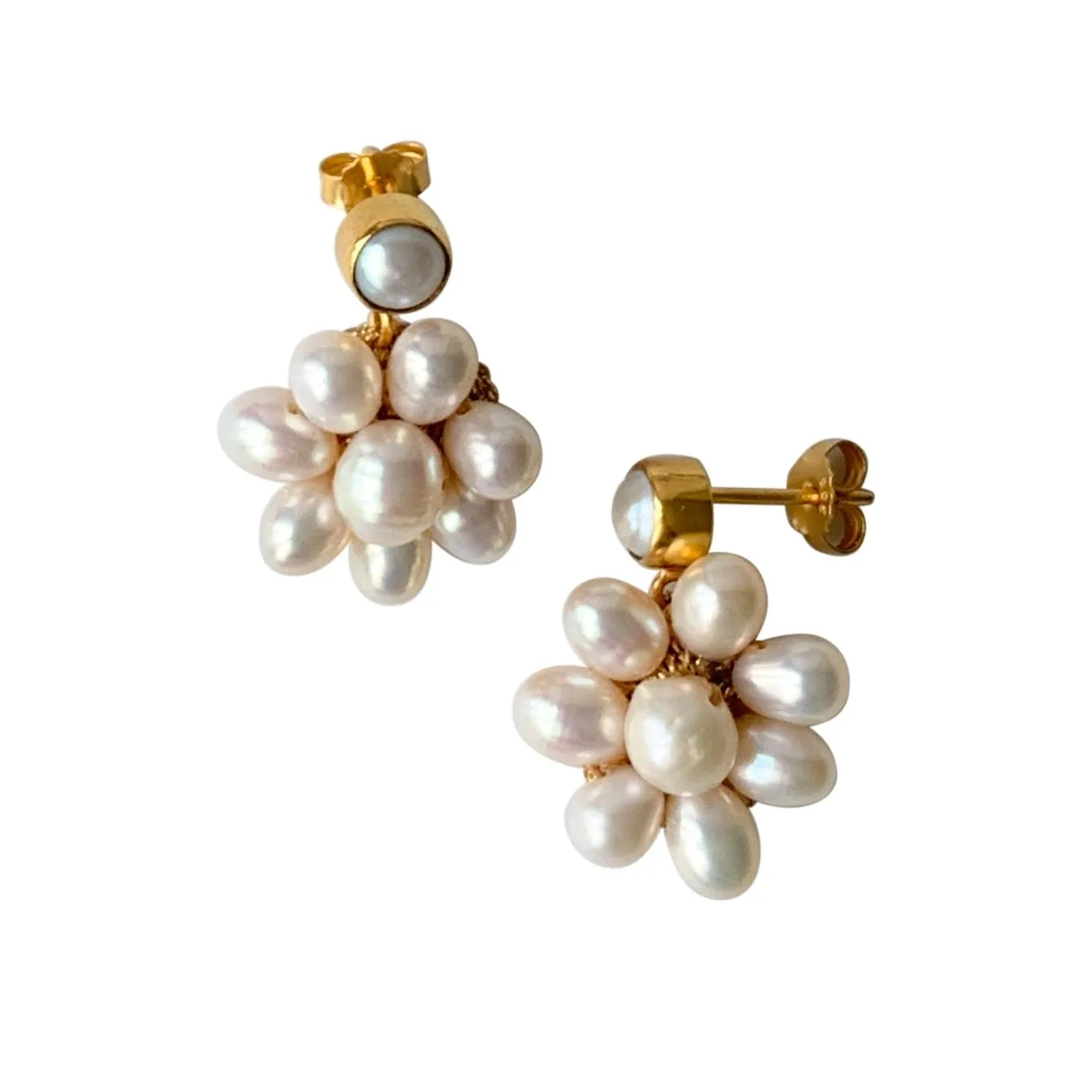 STUD FLOWER PEARL