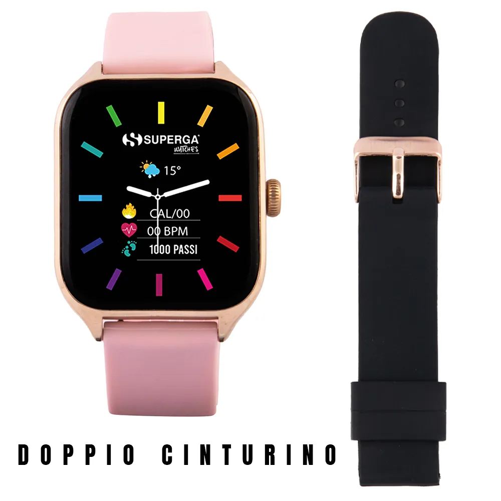 Superga Winner Smartwatch Oro e Rosa