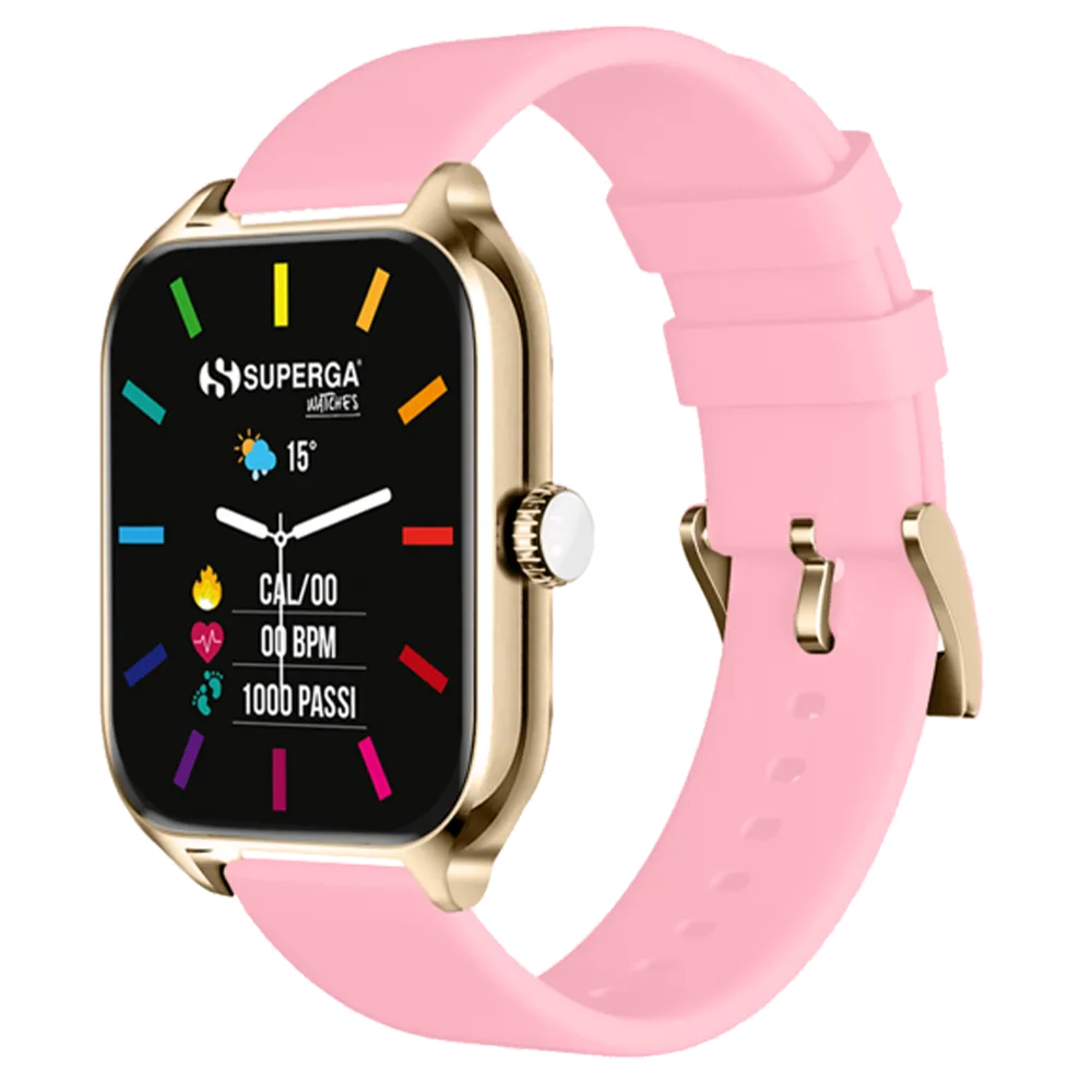 Superga Winner Smartwatch Oro e Rosa