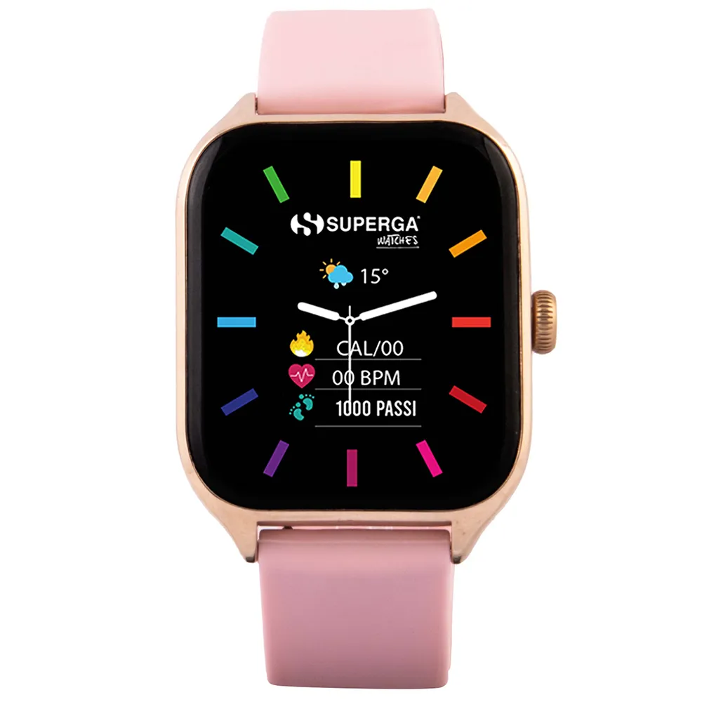 Superga Winner Smartwatch Oro e Rosa