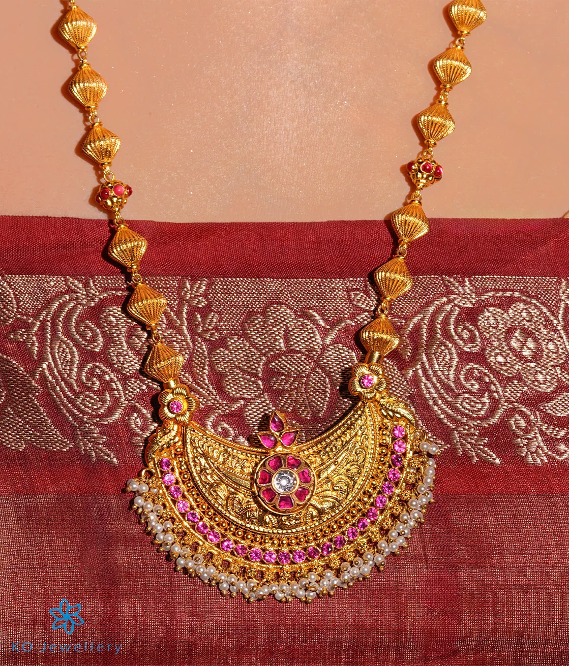 The Adyant Kokkethathi Silver Kodava Necklace