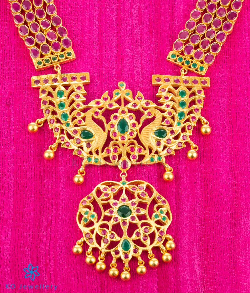 The Avantika Silver Makarakanti Necklace