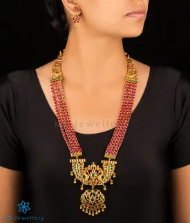 The Avantika Silver Makarakanti Necklace