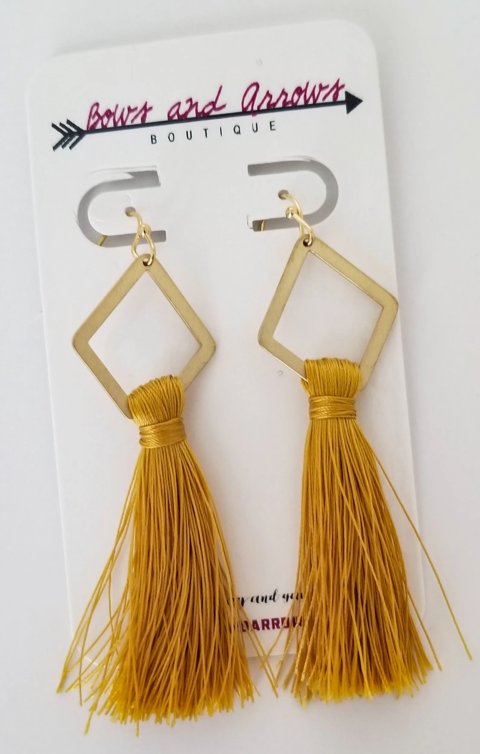 The Diamond Tassel Earring (Gold)