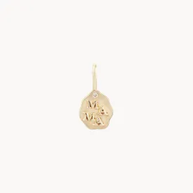 the mama charm - 10k yellow gold