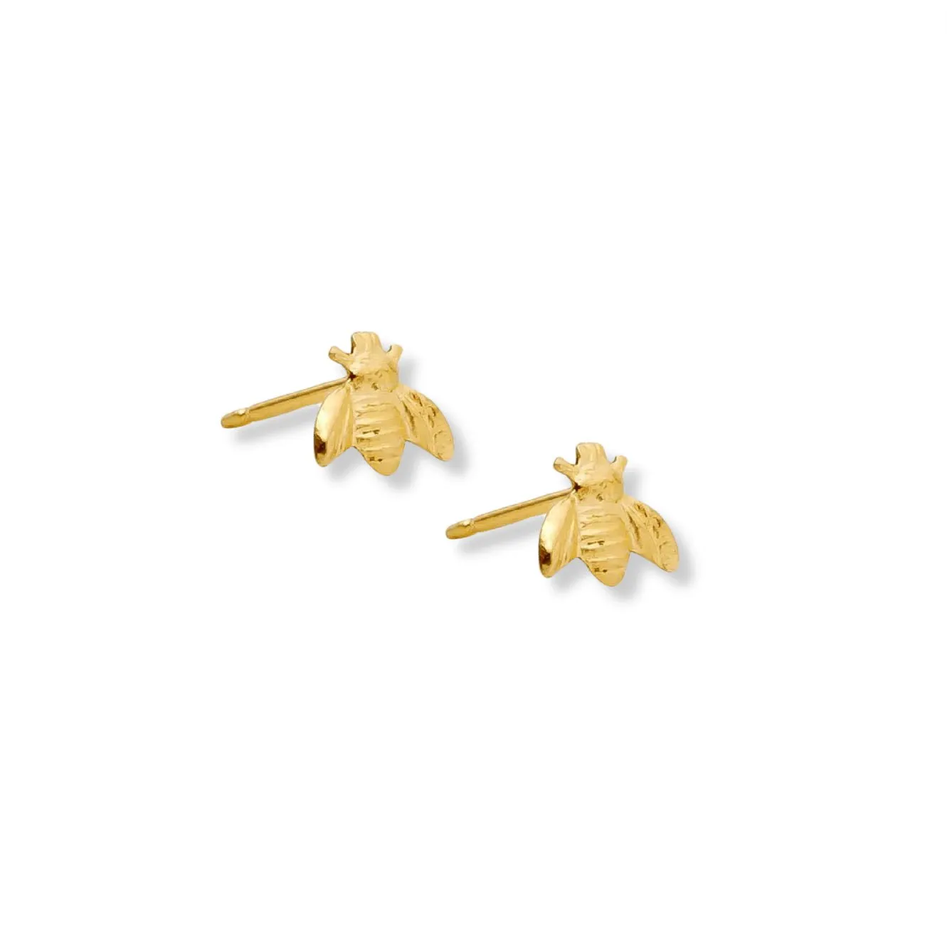 Tiny Honey Bee Stud Earrings